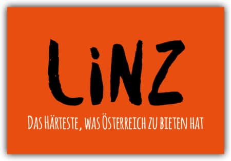 playa Kühlschrankmagnet #282 Linz - Das Härteste, was Österreich zu bieten hat